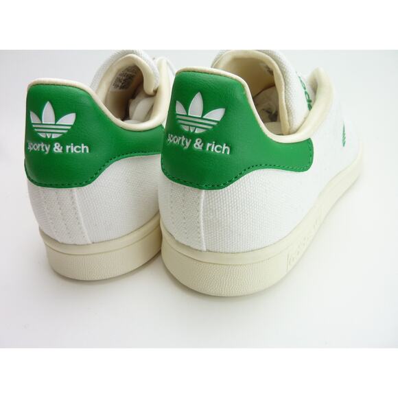 NWT Adidas x Sporty & Rich Stan Smith - White/Jolly Green Mens 7 Shoes Sneakers - Picture 3 of 5